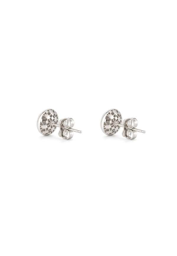 TOMEI Ball Earrings, White Gold 585/14K