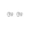 TOMEI Ball Earrings, White Gold 585/14K